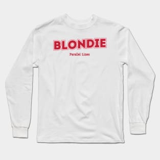 Blondie Parallel Lines Long Sleeve T-Shirt